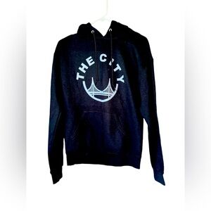 Jerzees Men’s The City  Hoodie Pullover Sweatshirt Black Small